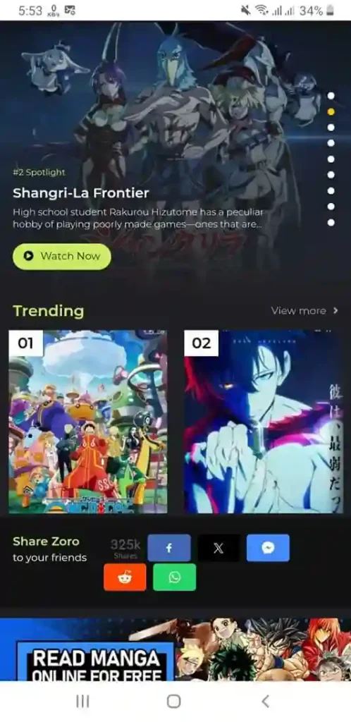 Trending Anime